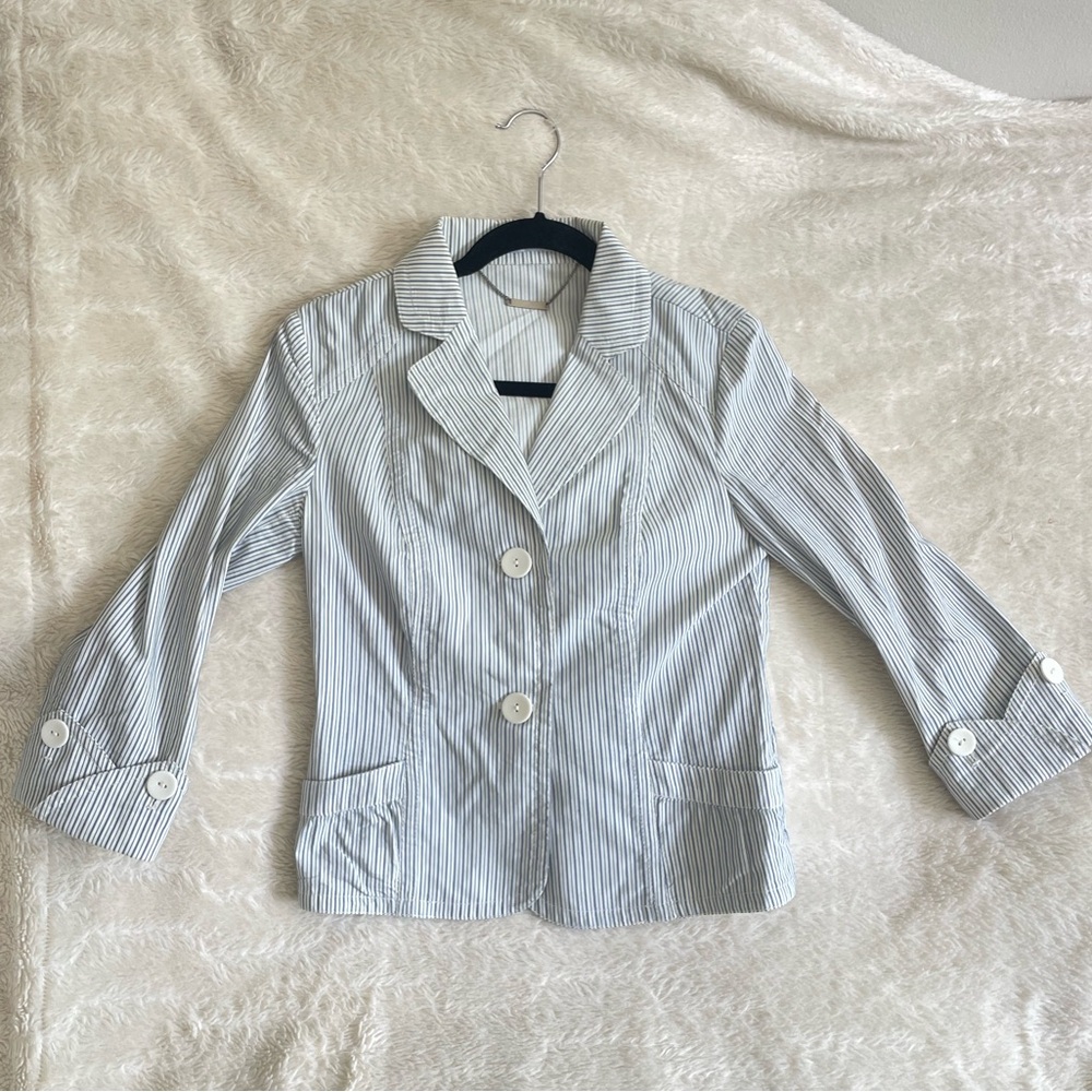 Fashion Striped Blazer • Size M